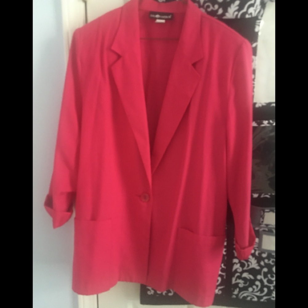 Pink blazer jacket